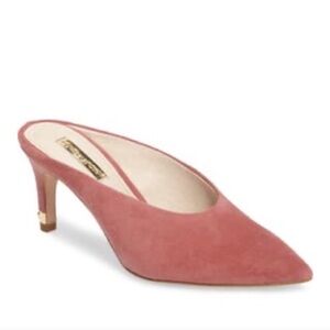 Louise et Cie Pink Suede Mules